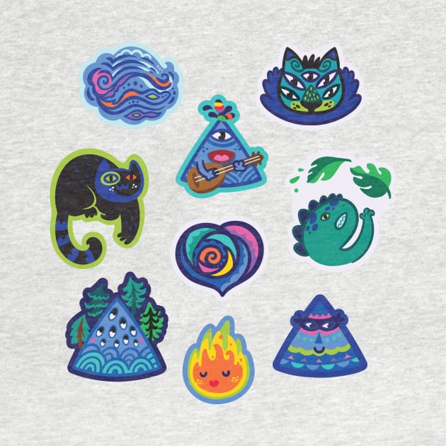 Good Vibes Patches by PenguinHouse